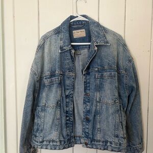 We The Free Light Wash Denim Jacket